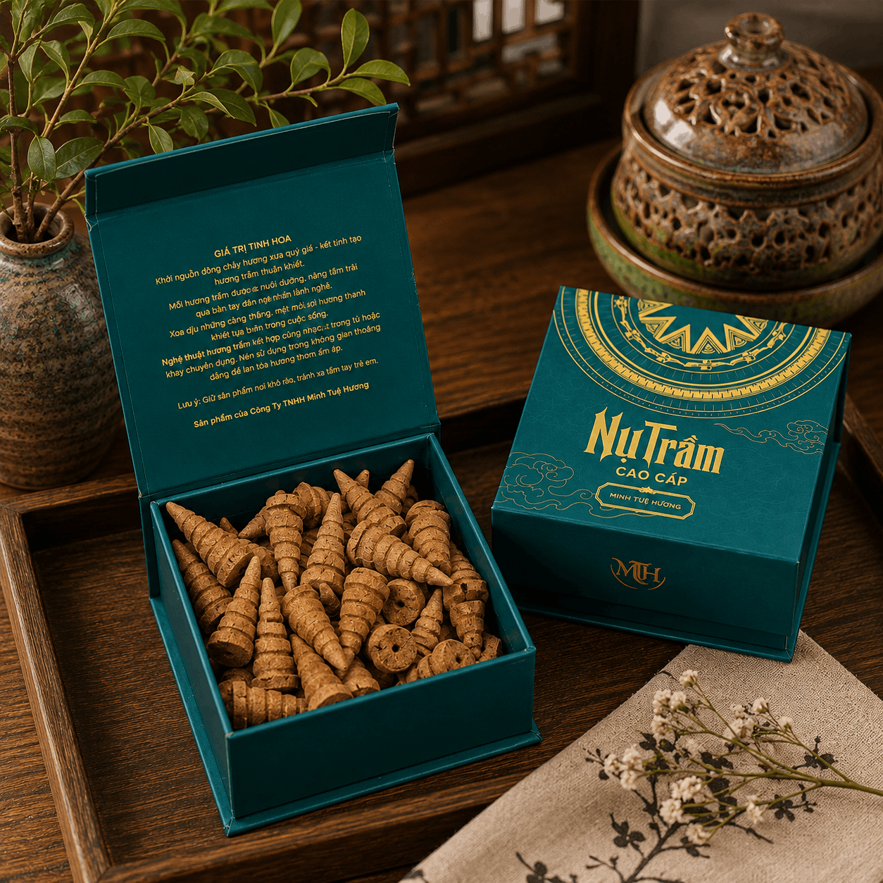 Nụ Trầm Hương Loại Thường – Hương Thơm Dịu Nhẹ, Dùng Hằng Ngày Nụ Trầm Hương Loại Thường – Hương Thơm Dịu Nhẹ, Dùng Hằng Ngày